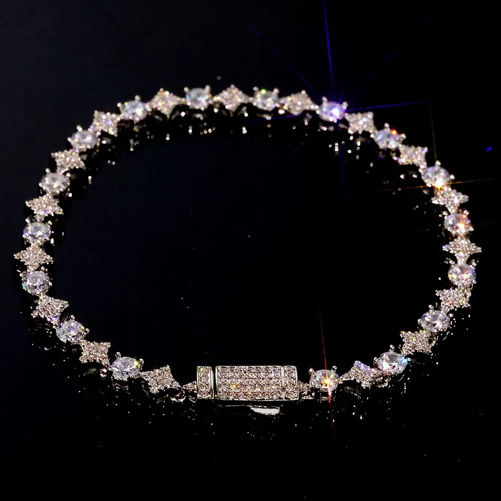 Sun Star Tennis Bracelet