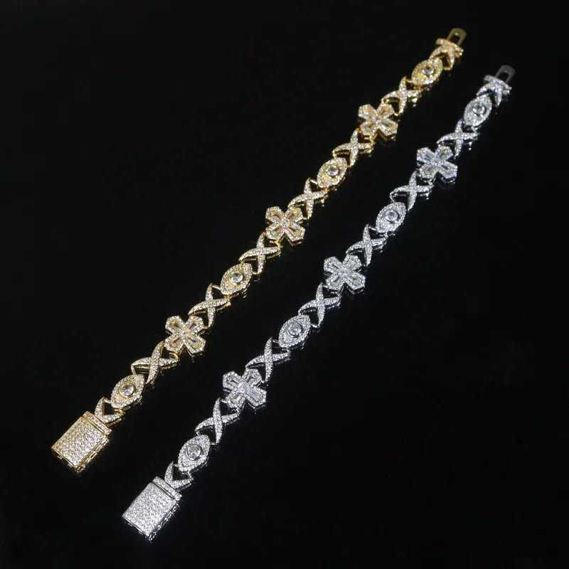 Infinite Eye Cross Necklace