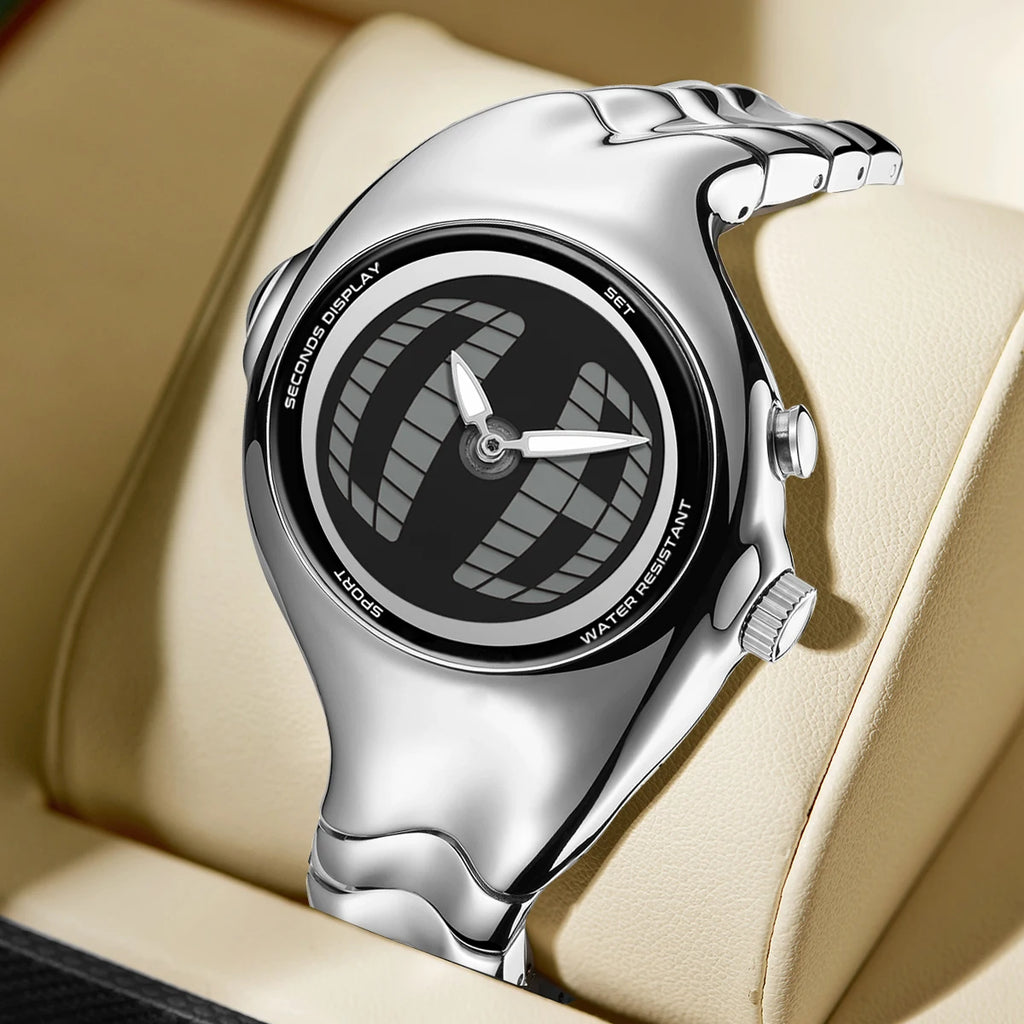 Twisted Prism Dial Watch