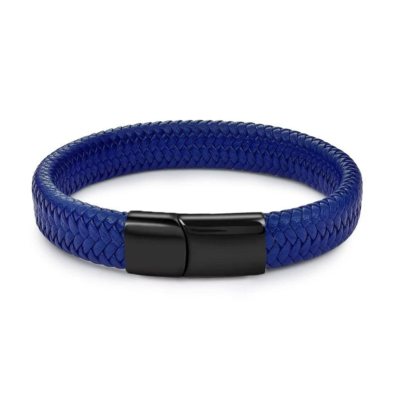 Ghost Weave Leather Band