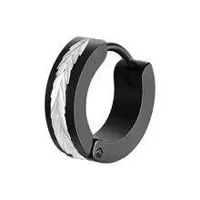 Brushed Two Tone Earrings