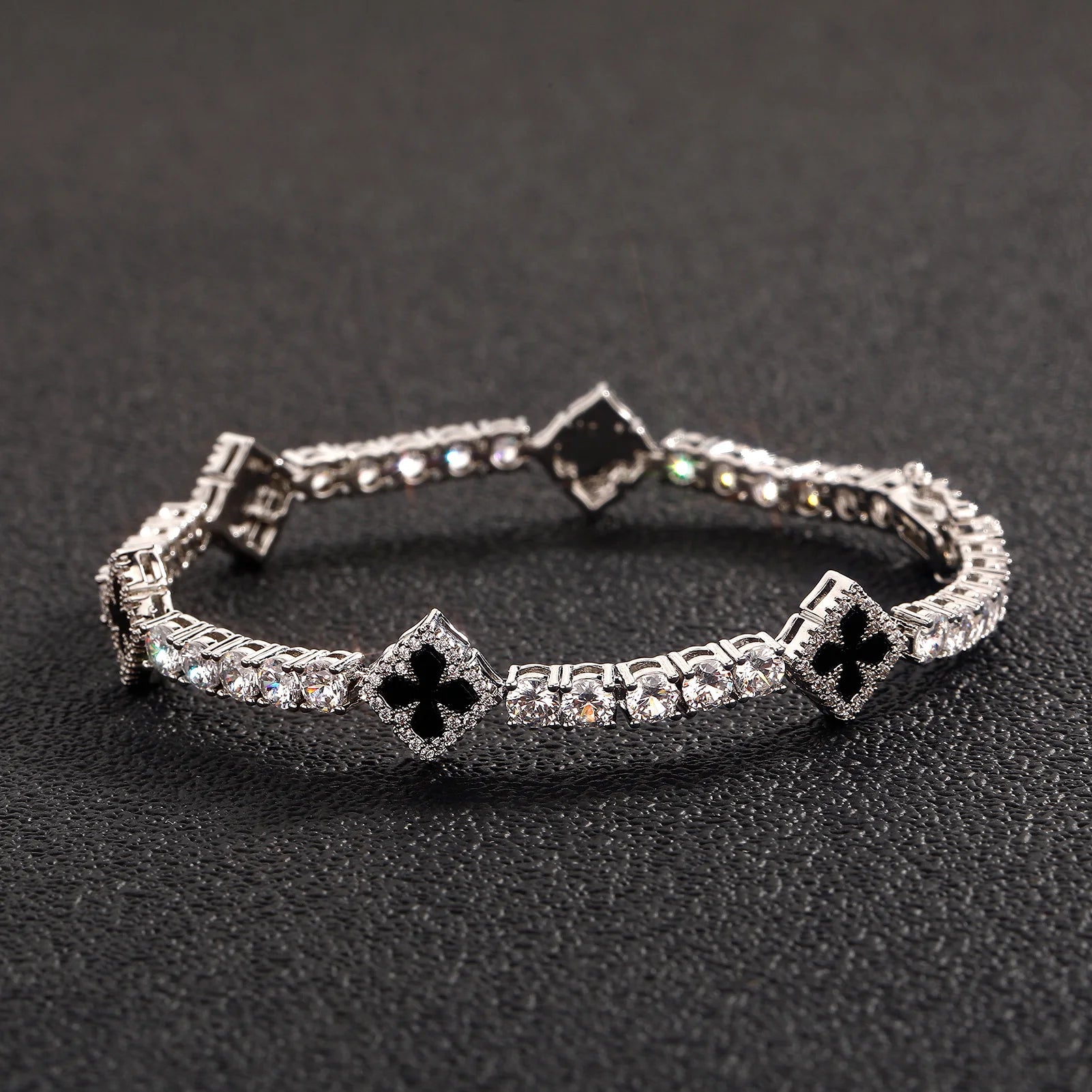 Shadow Clover Bracelet