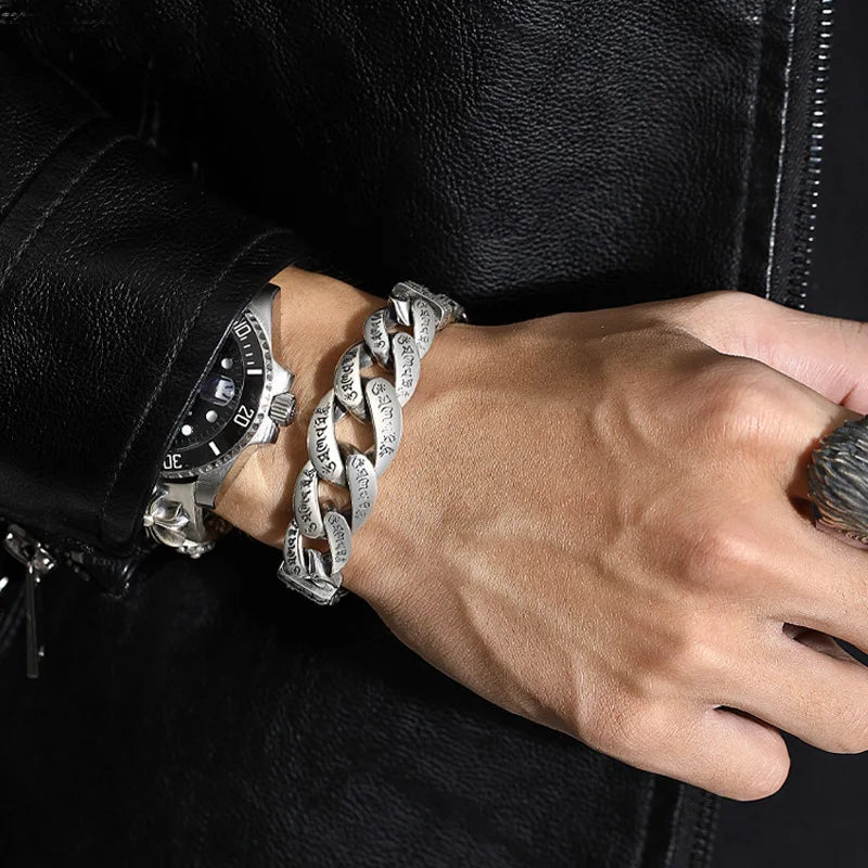 S925 Mantra Six Bracelet