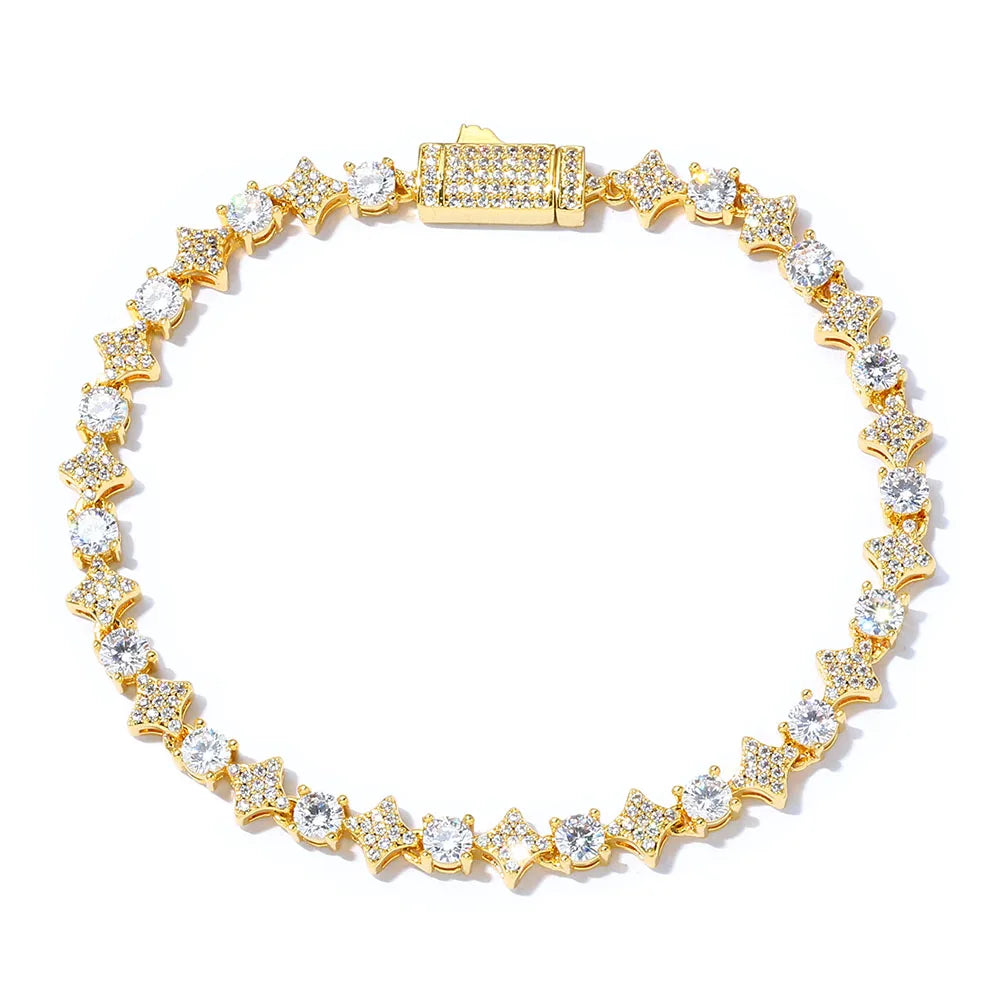Sun Star Tennis Bracelet