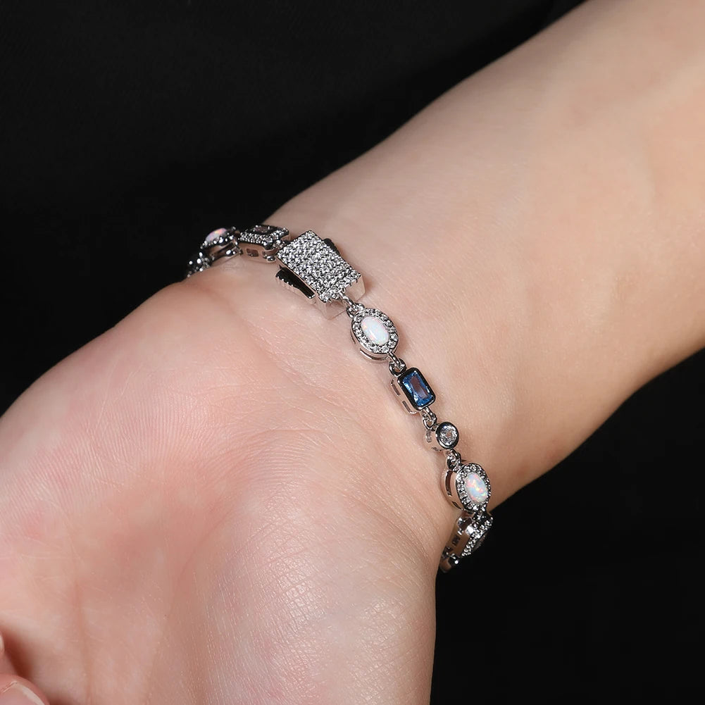 King Split Gem Bracelet