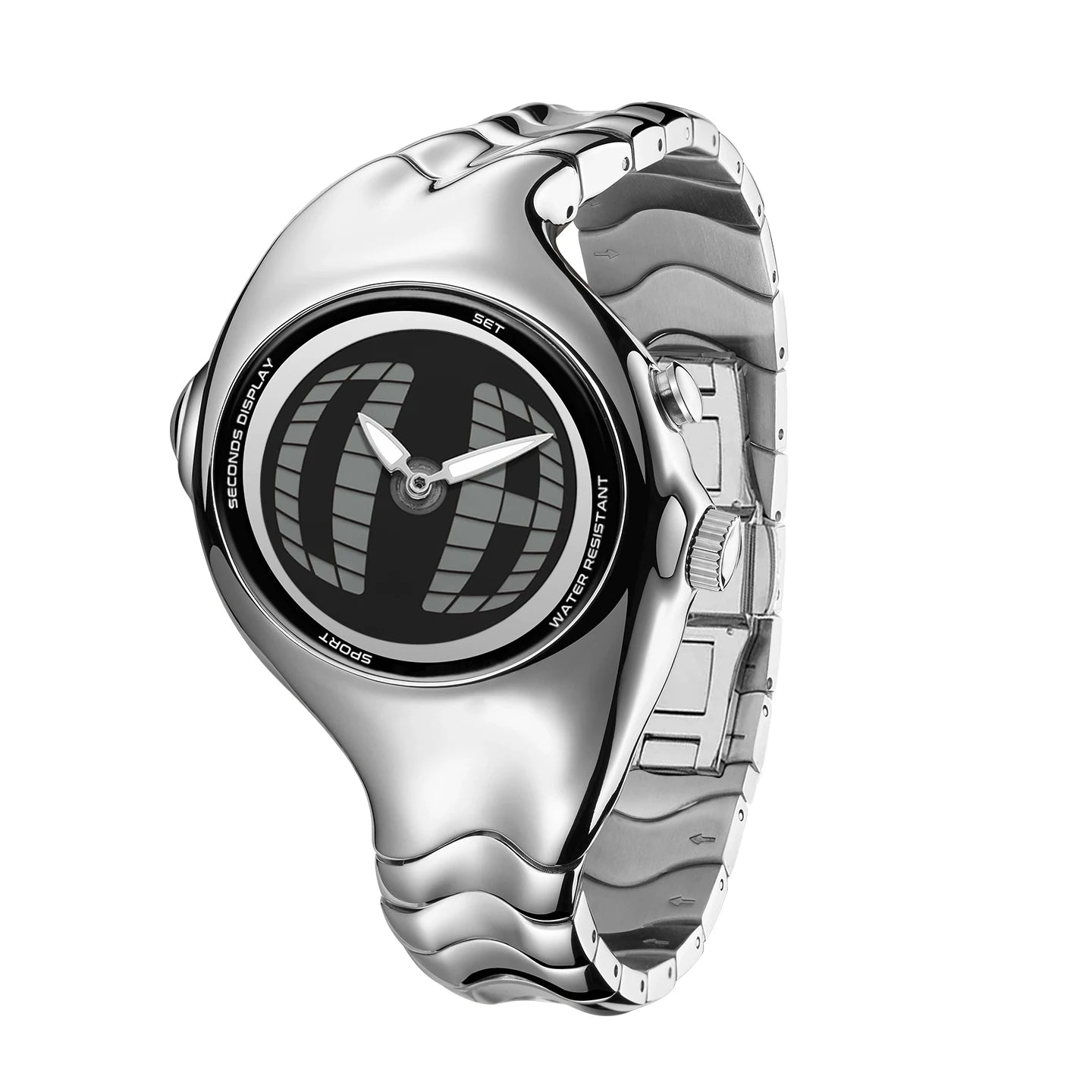 Twisted Prism Dial Watch