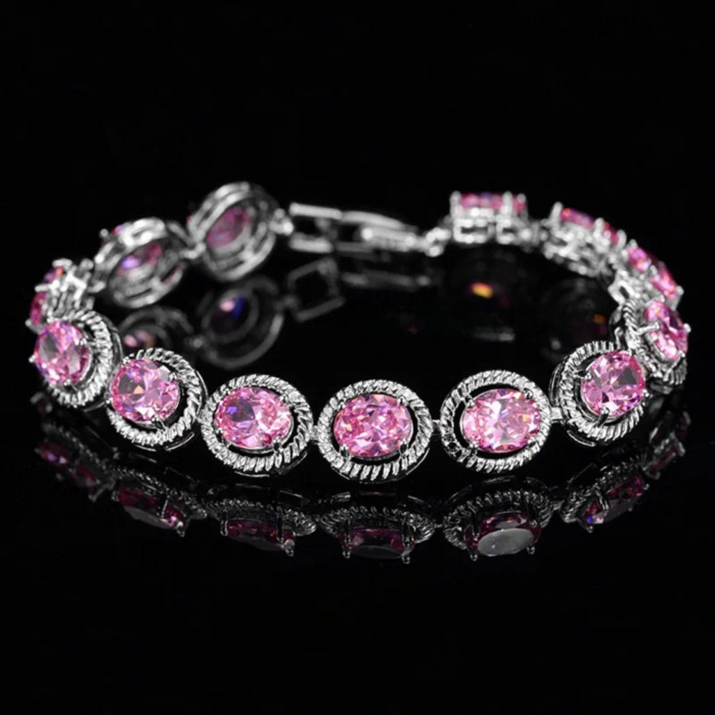 Halo Blossom Drop Bracelet