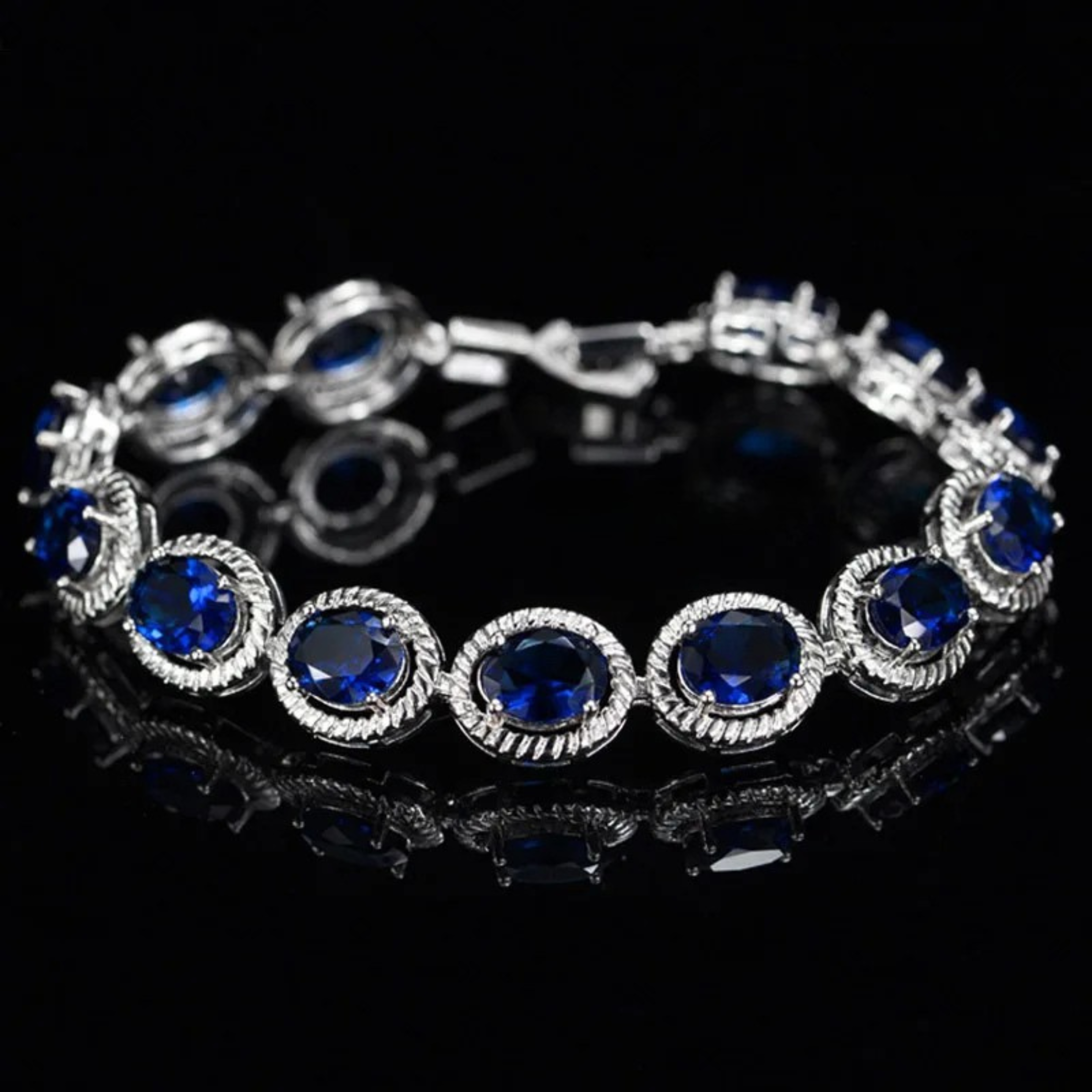 Halo Blossom Drop Bracelet