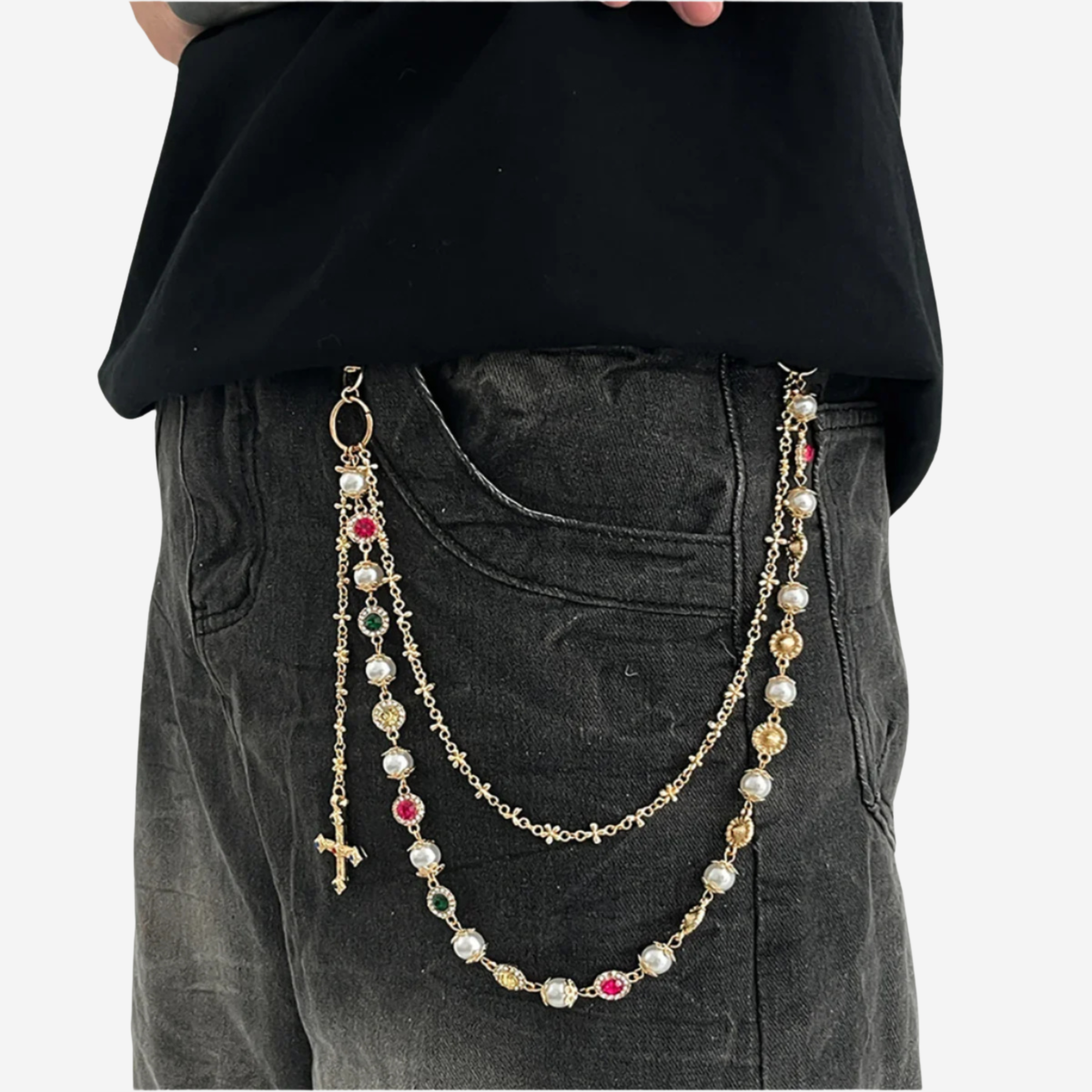 Salircon V2 Cross Pearl Beltchain