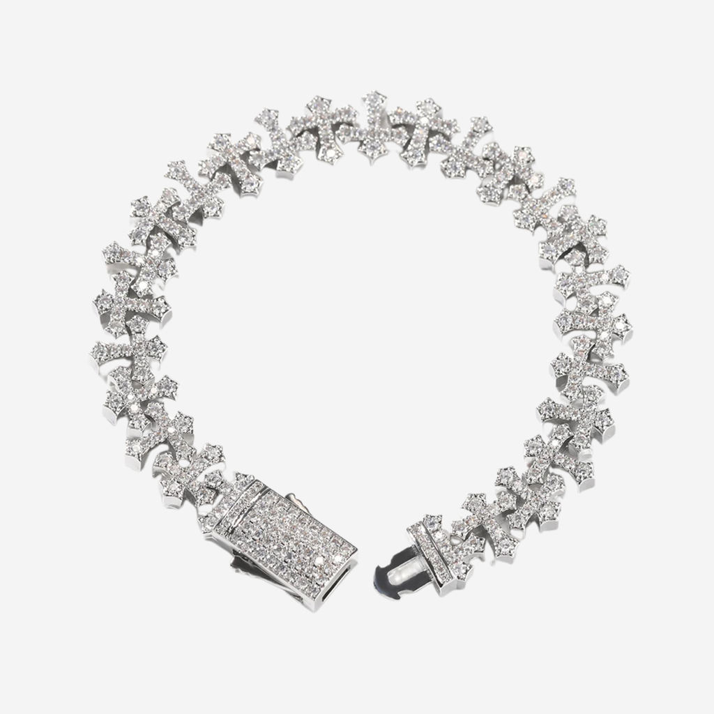 Iced Cross Bracelets