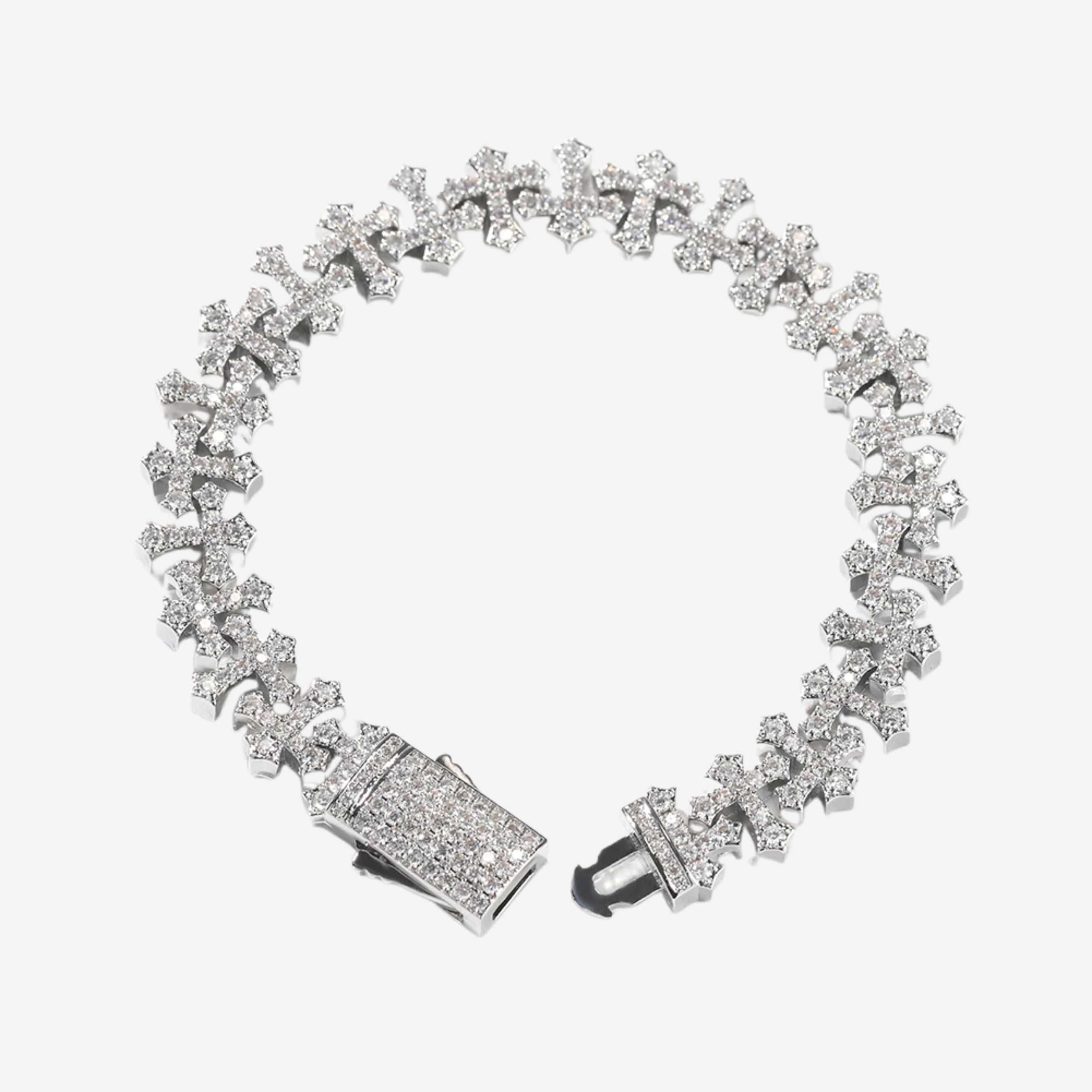 Iced Cross Bracelets